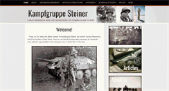 Desktop Screenshot of kampfgruppe-steiner.com